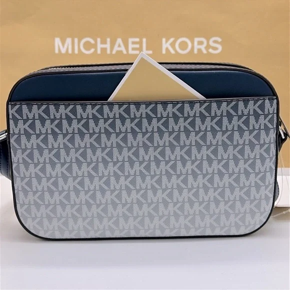 Michael Kors Jet Set Lg Ombré Signature Logo East West Crossbody Body
Navy 
NWT - Picture 10 of 15